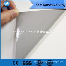 Matt lamination 1.27*50m 9mic 300g Paper grey glue self adhesive whiteboard film for Billboard